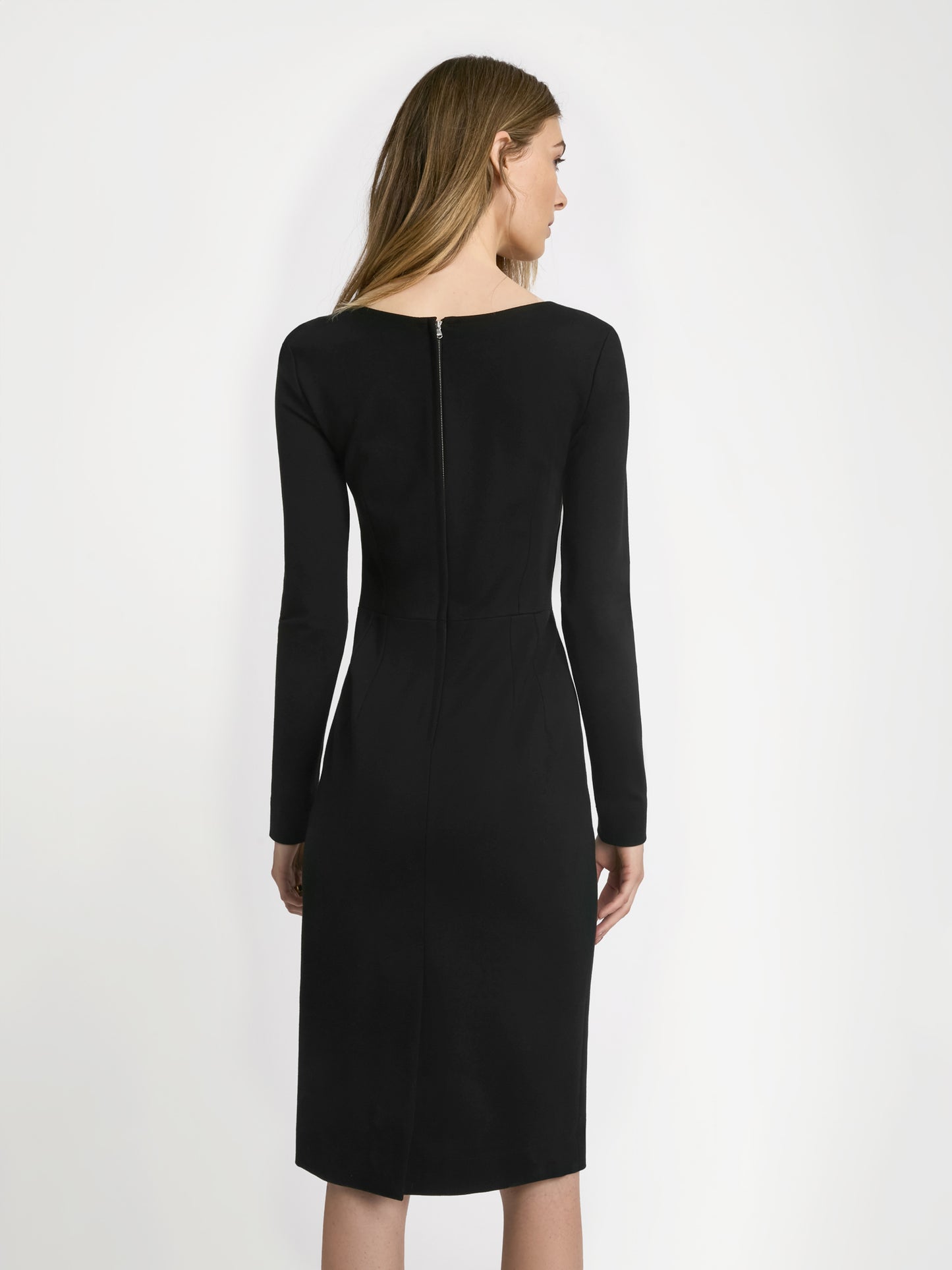 Easy care compact jersey dress