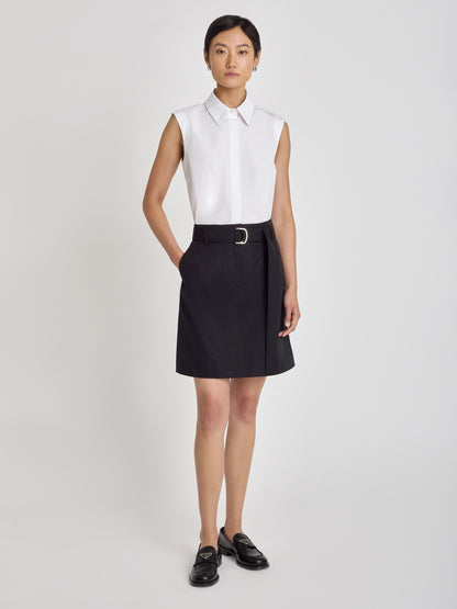 Blouse Sans Manches en Popeline