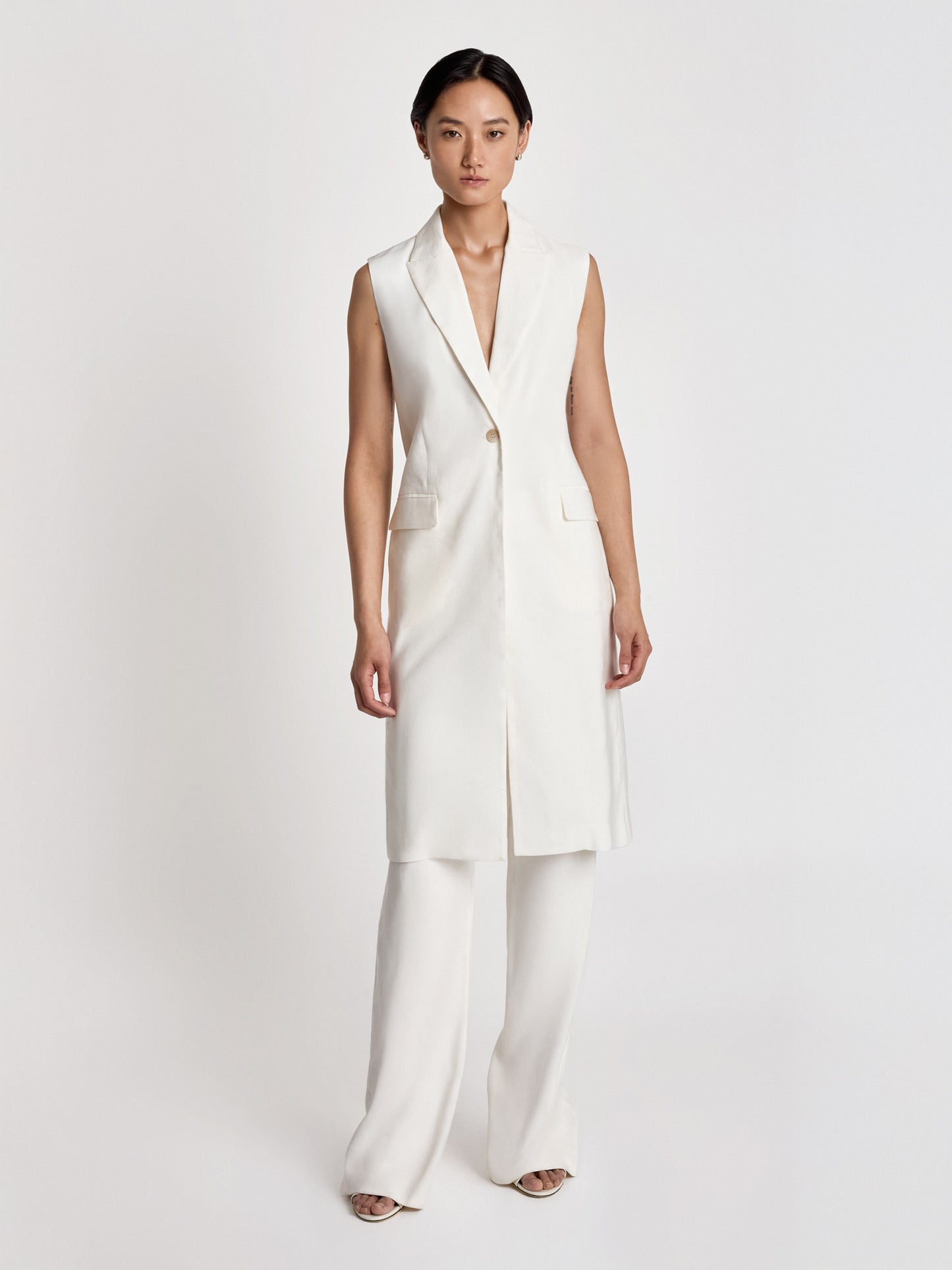 Easy fit linen pant