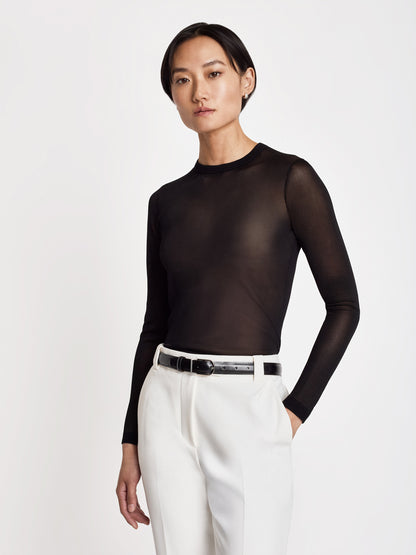 Maille fine transparente