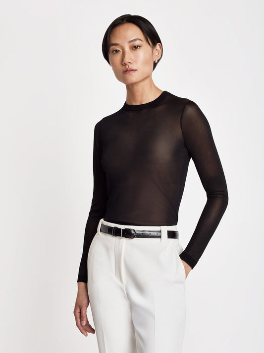 Maille fine transparente