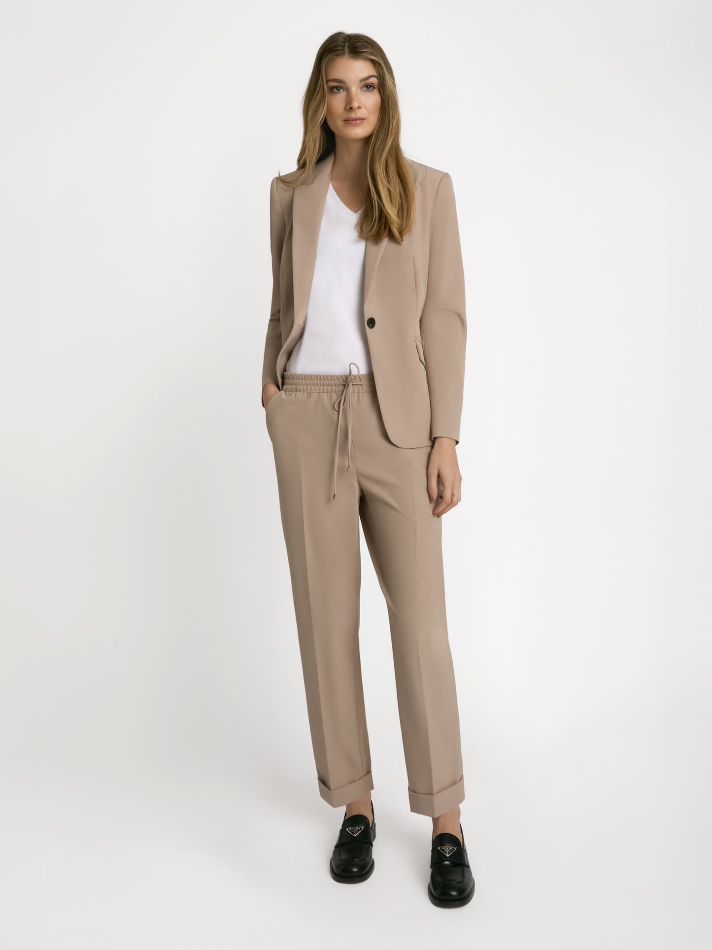 Easy care techno pull-on pant