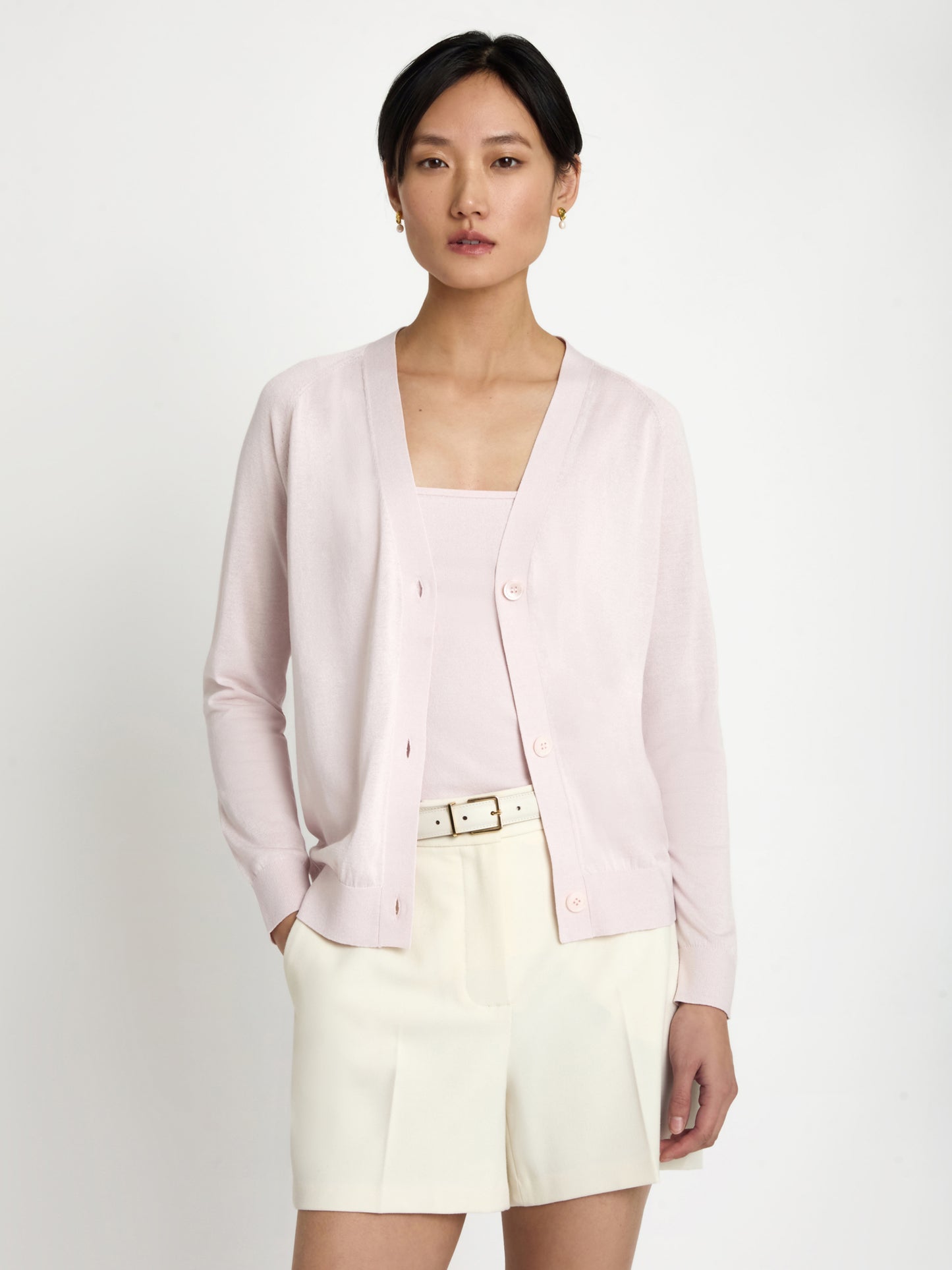 Cardigan en tricot fin