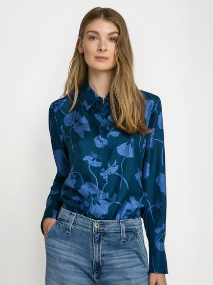 Liberty print classic blouse