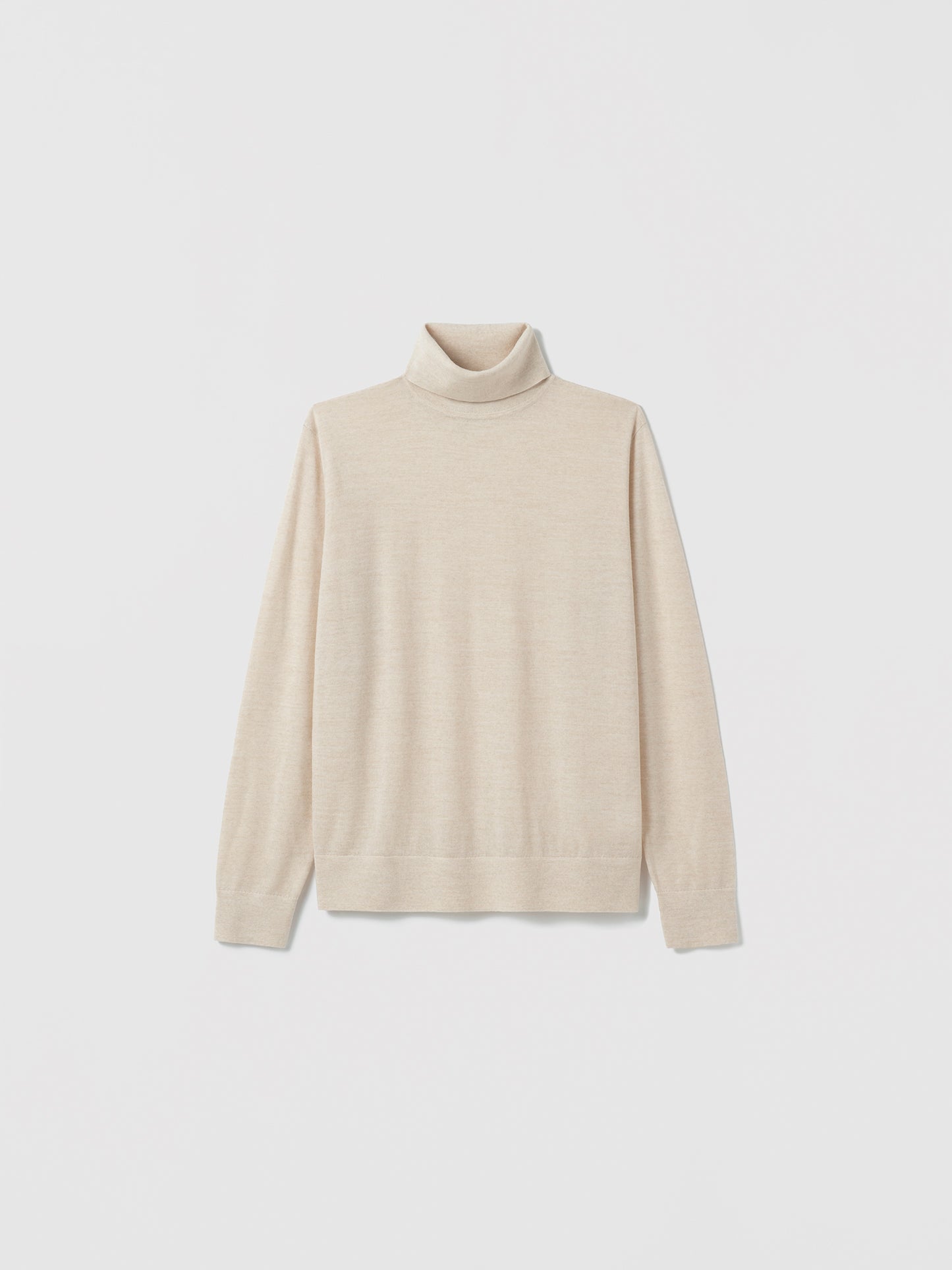 Extrafine merino wool turtleneck