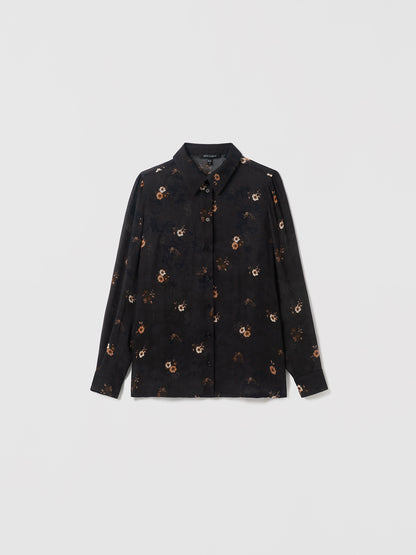 Blouse à Manches Longues à Imprimé Floral