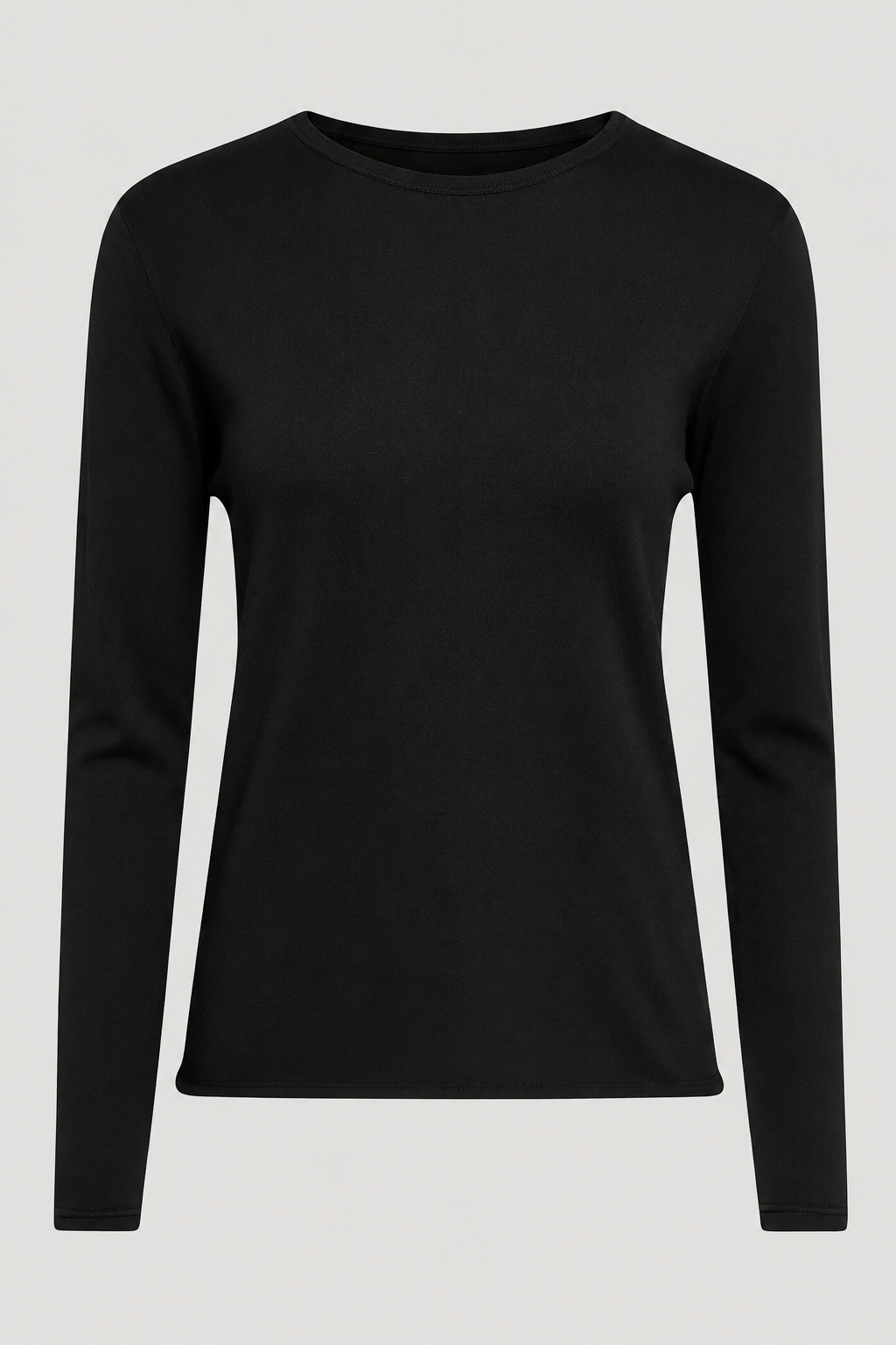 Machine Washable Cashmere Long Sleeve Crewneck