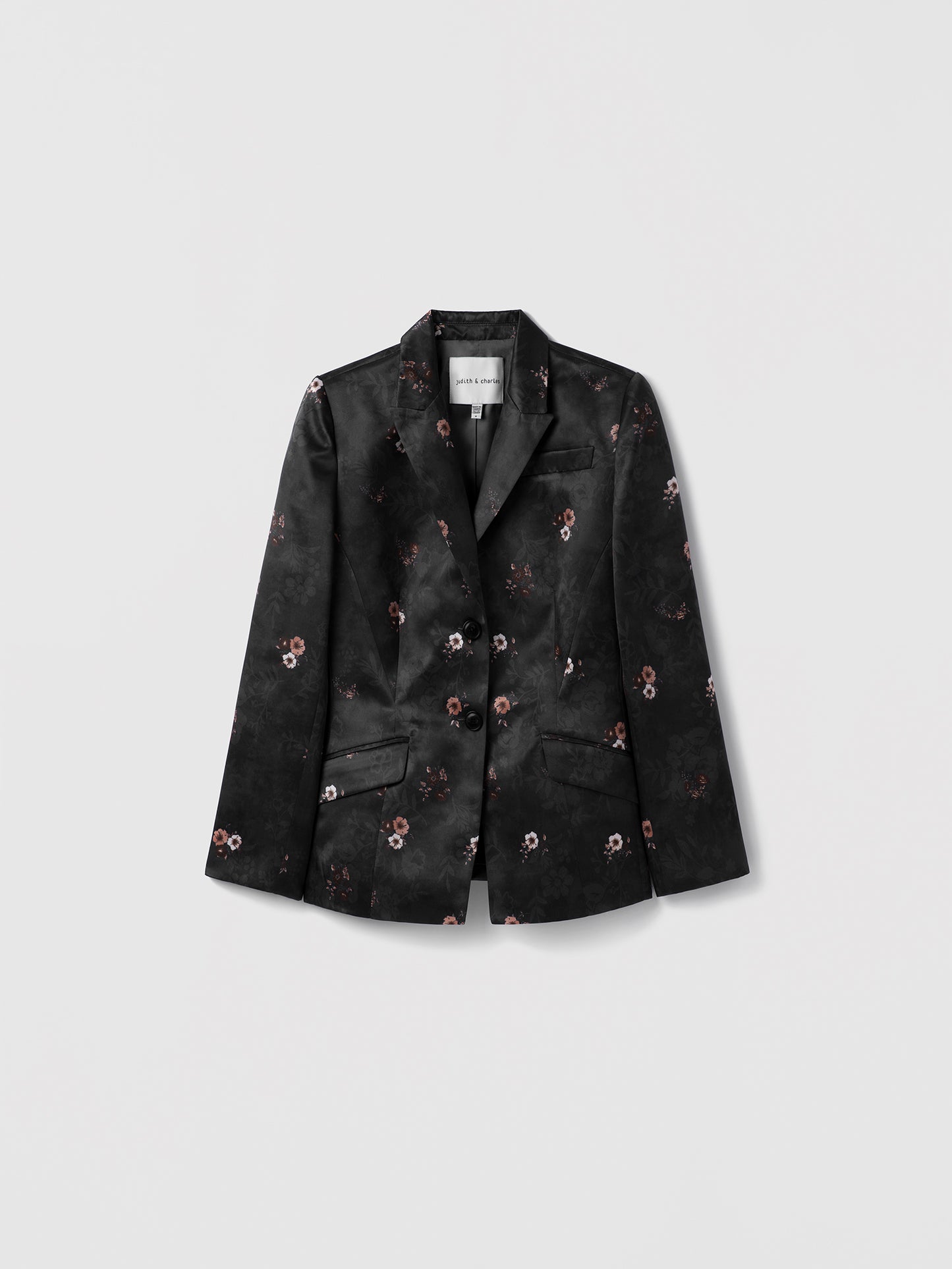 Veste tailleur à imprimé floral