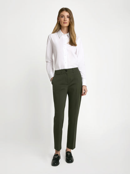 Long Sleeve Classic Poplin Blouse
