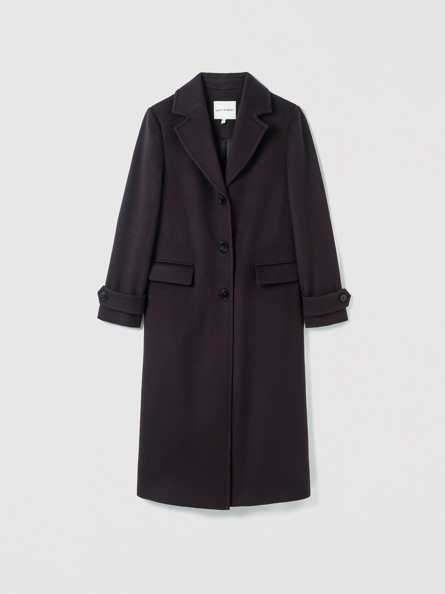 Manteau Long En Laine Et Cachemire