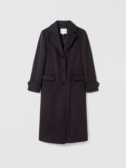 Manteau Long En Laine Et Cachemire