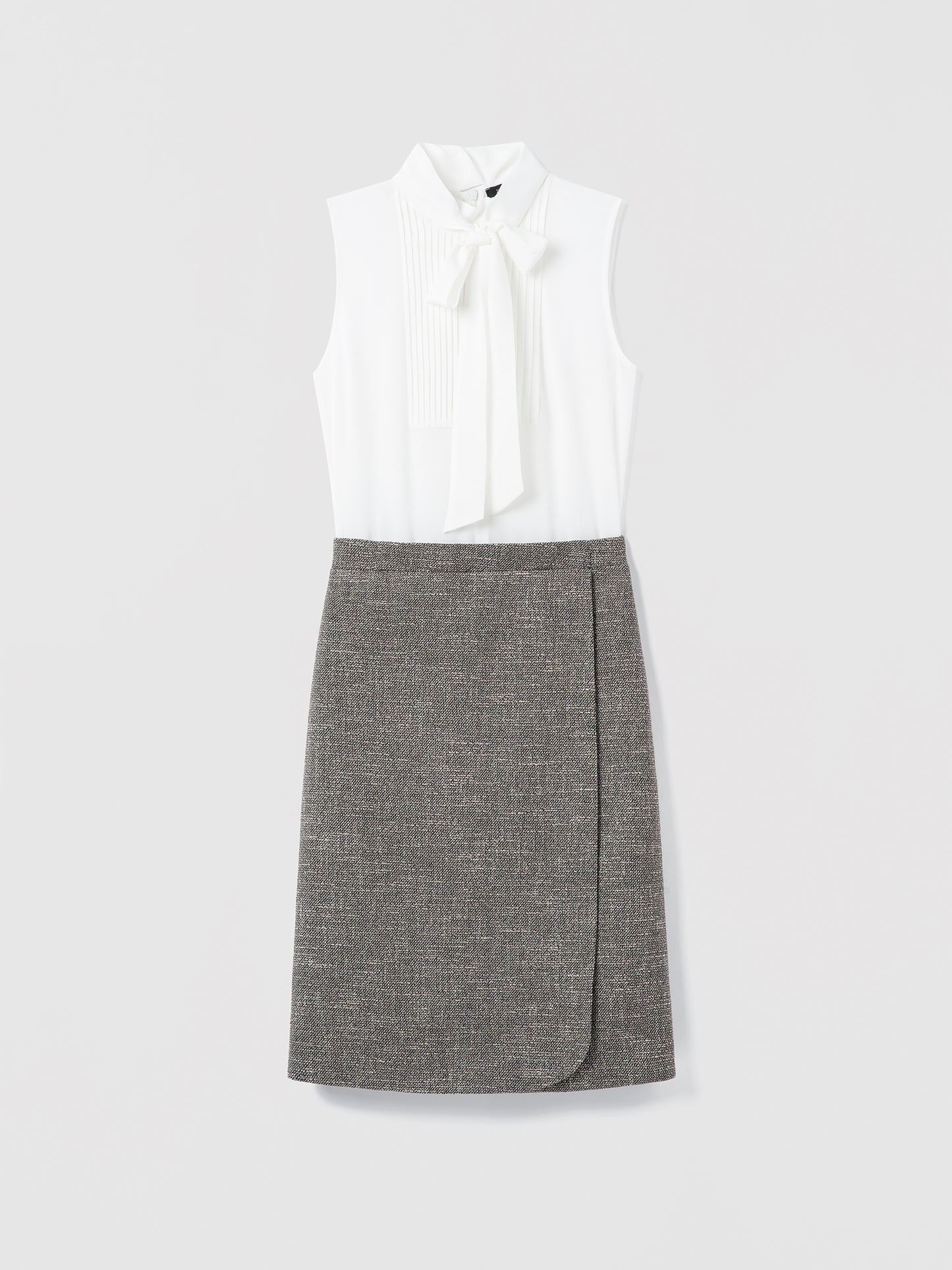 Robe Combinée En Soie