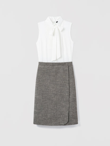 Robe Combinée En Soie