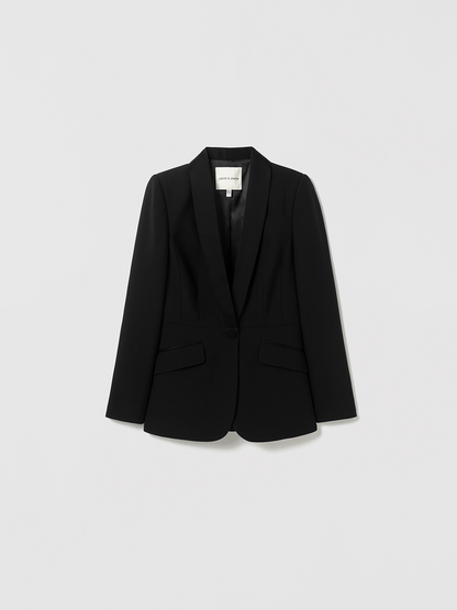 Veste Smoking En Laine À Col Châle
