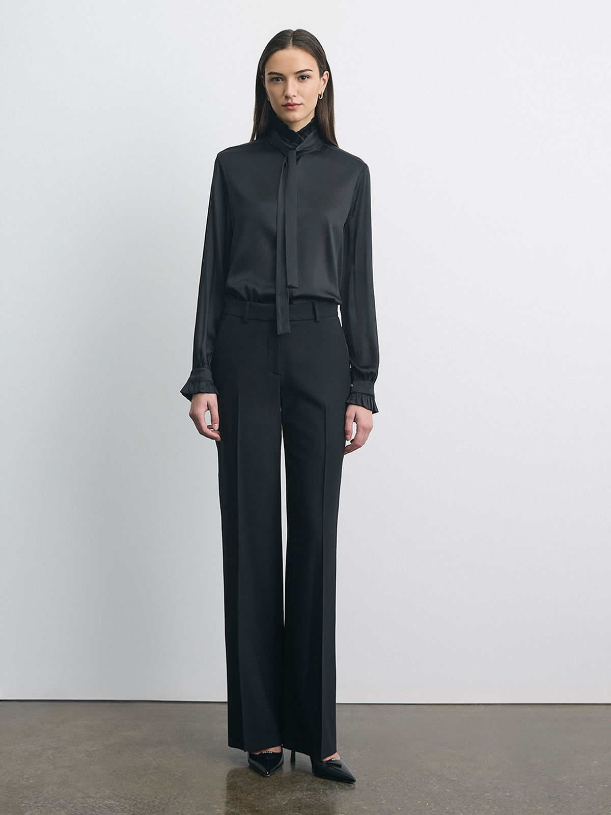 Pantalon Smoking En Laine