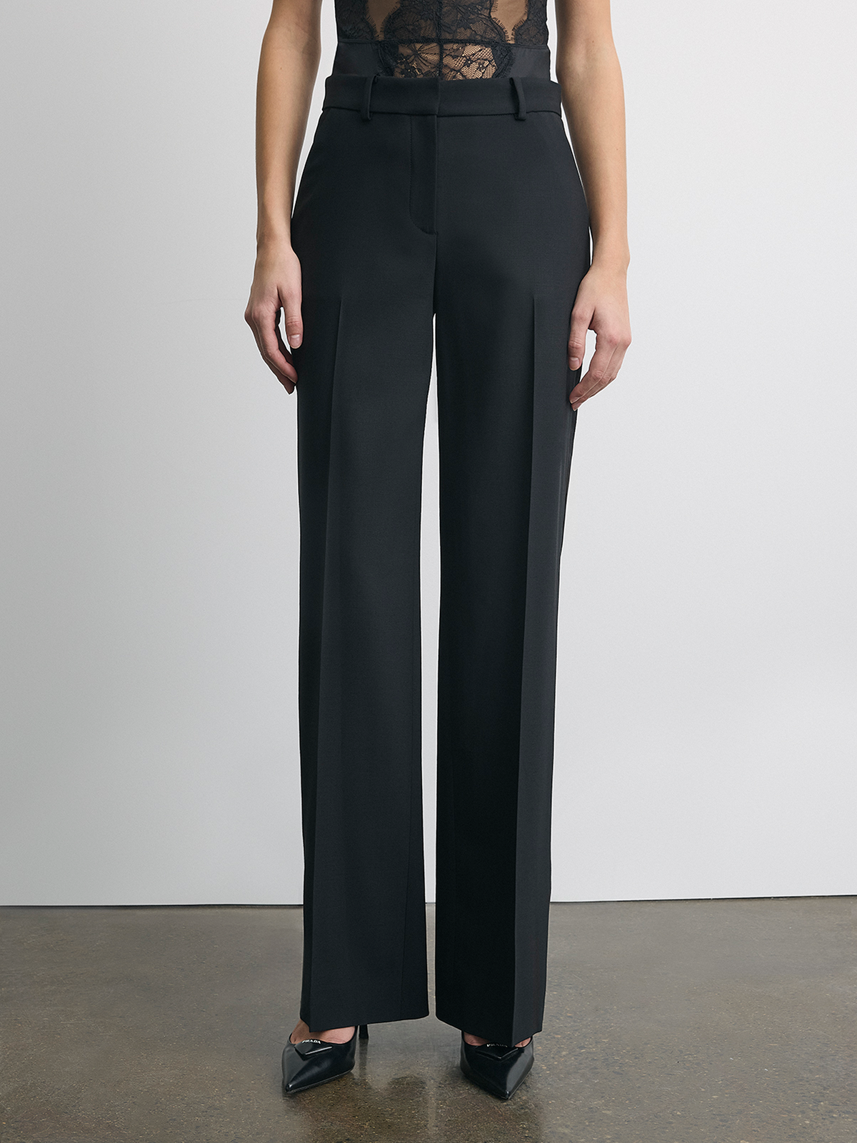 Pantalon Smoking En Laine