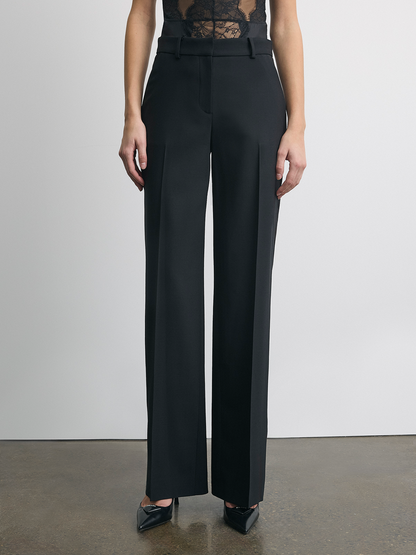 Pantalon Smoking En Laine
