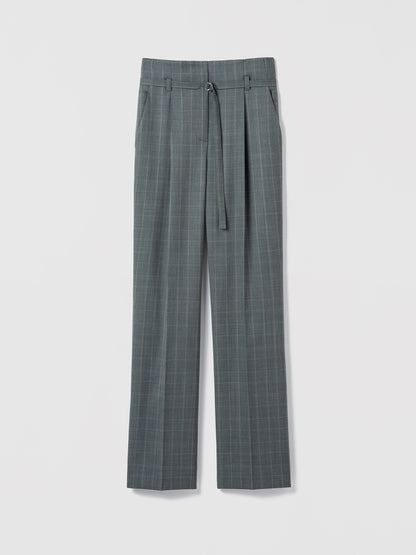 Pantalon Taille Haute Ceinturé