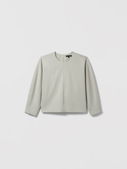 Light gray blouse on a white background