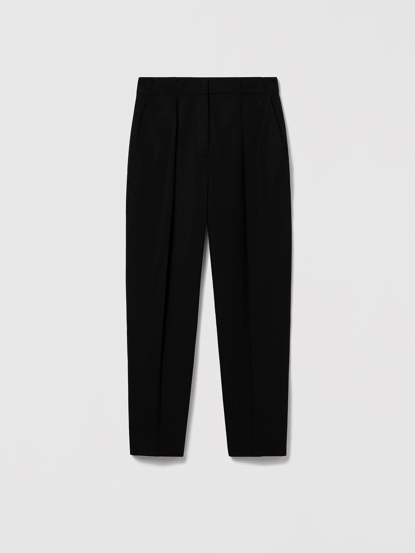 Pantalon à pinces à jambe carotte
