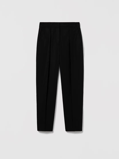 Pantalon à pinces à jambe carotte