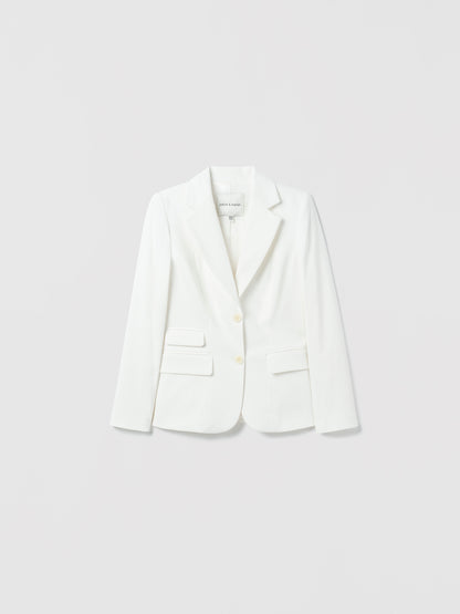 Veste Ajustée en Coton de Luxe