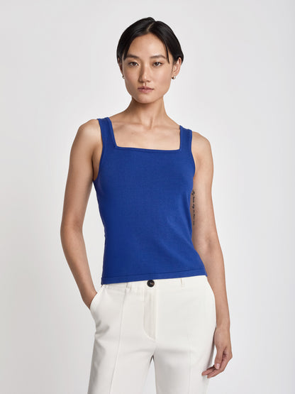 Fine cotton silk tank