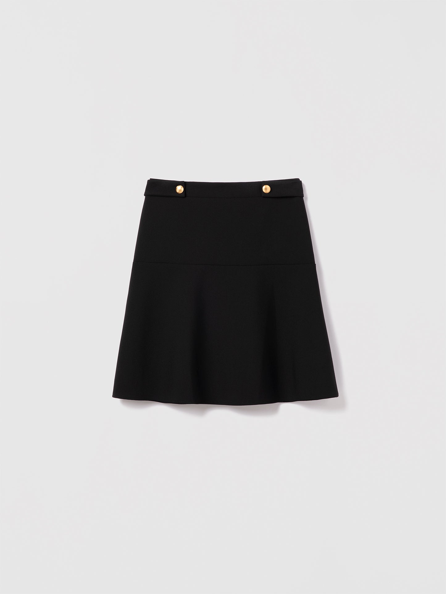 Short triacetate skirt