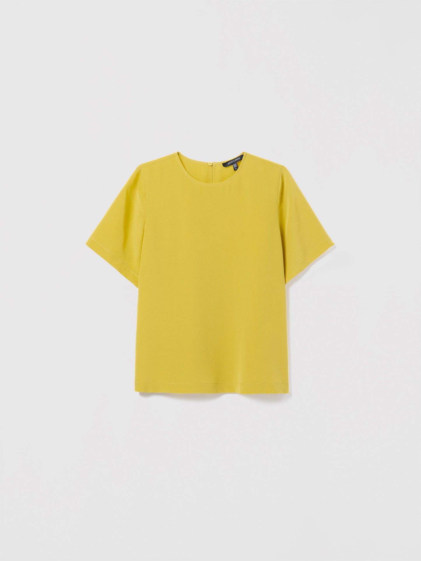 Blouse à col ras du cou en soie